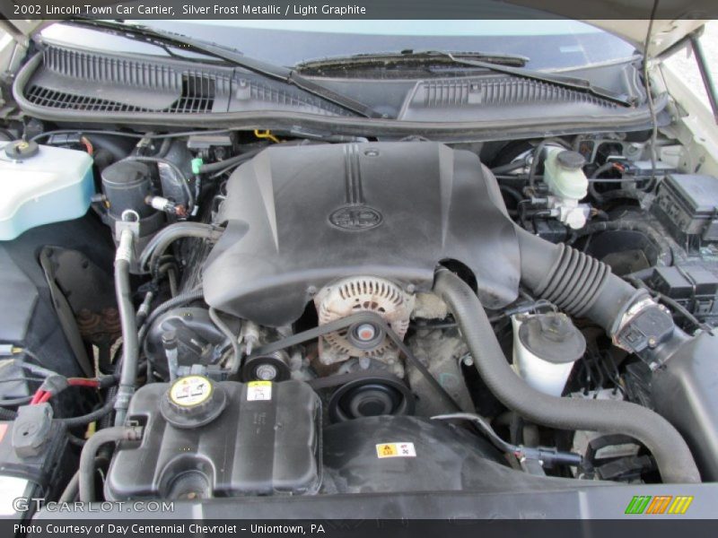 Silver Frost Metallic / Light Graphite 2002 Lincoln Town Car Cartier