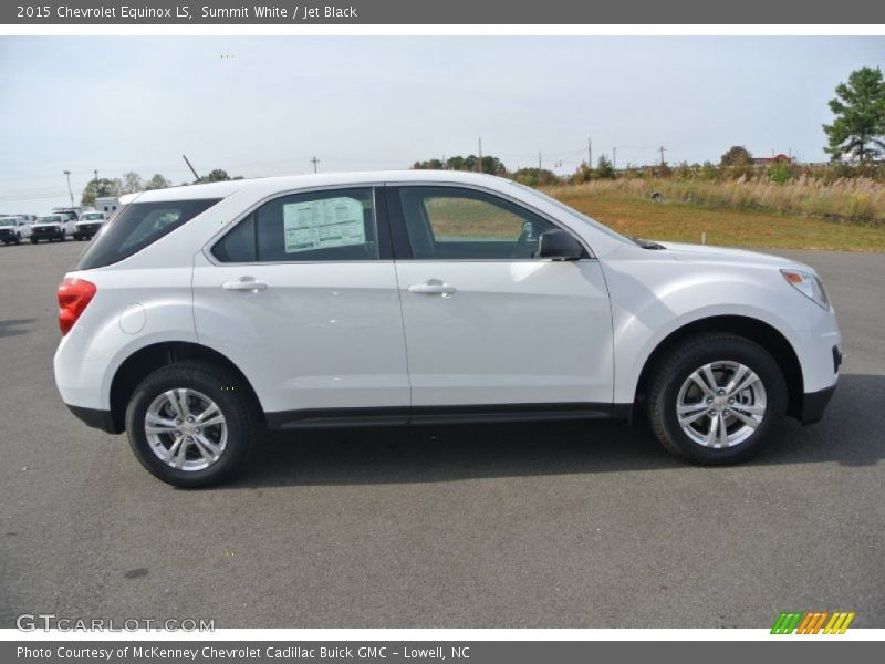 Summit White / Jet Black 2015 Chevrolet Equinox LS
