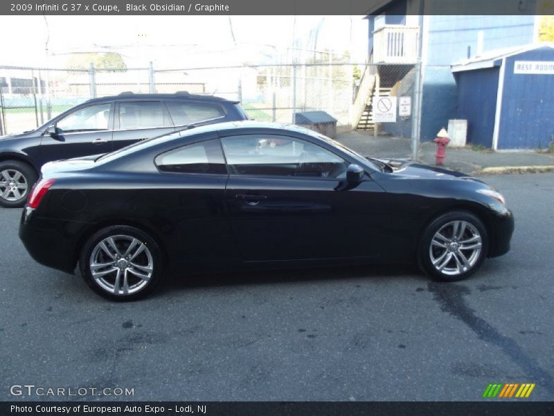 Black Obsidian / Graphite 2009 Infiniti G 37 x Coupe