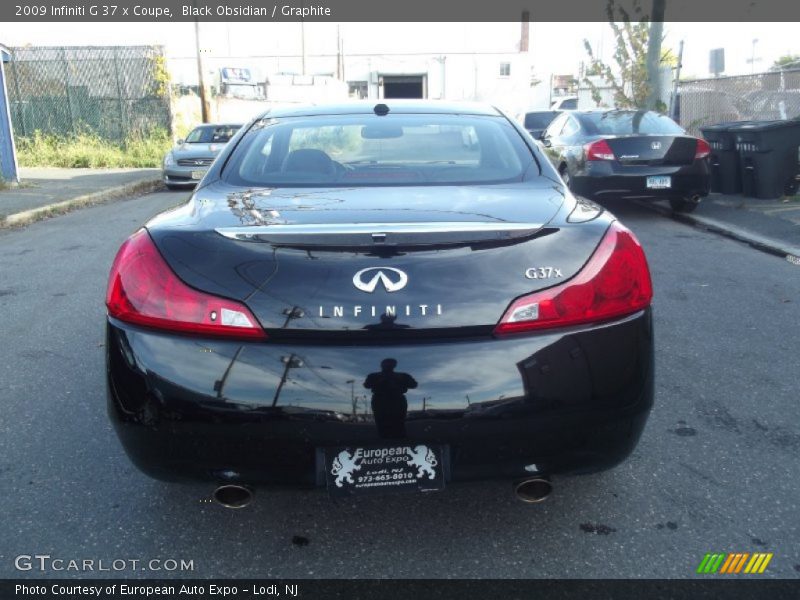 Black Obsidian / Graphite 2009 Infiniti G 37 x Coupe