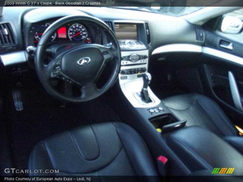 Black Obsidian / Graphite 2009 Infiniti G 37 x Coupe