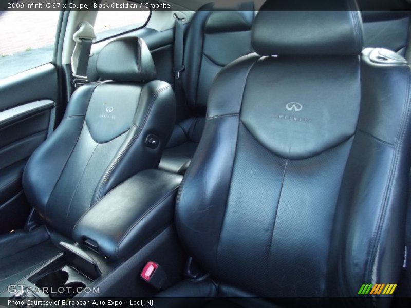 Black Obsidian / Graphite 2009 Infiniti G 37 x Coupe