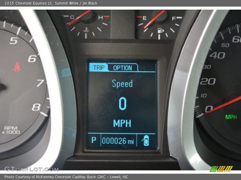 Summit White / Jet Black 2015 Chevrolet Equinox LS