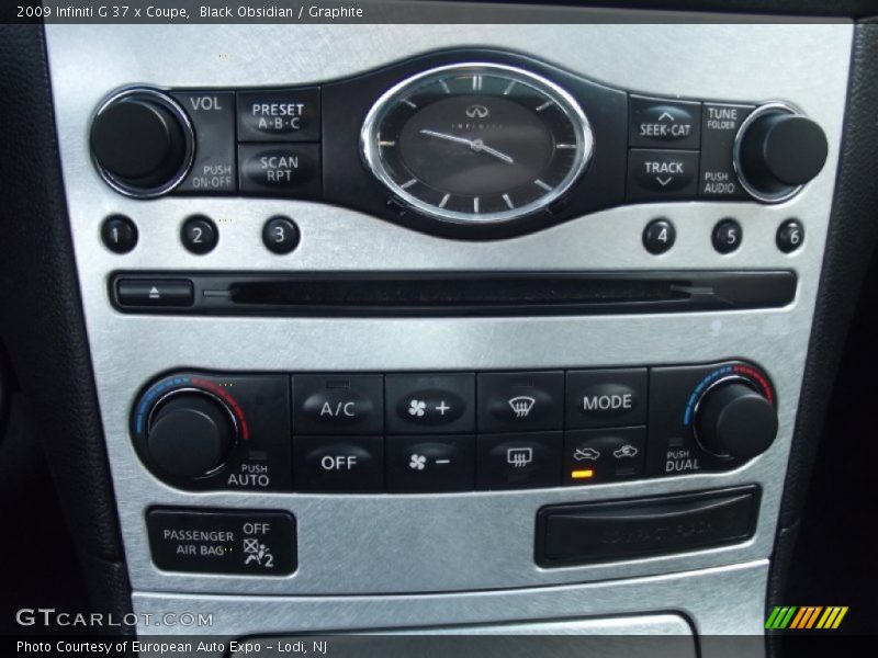 Black Obsidian / Graphite 2009 Infiniti G 37 x Coupe