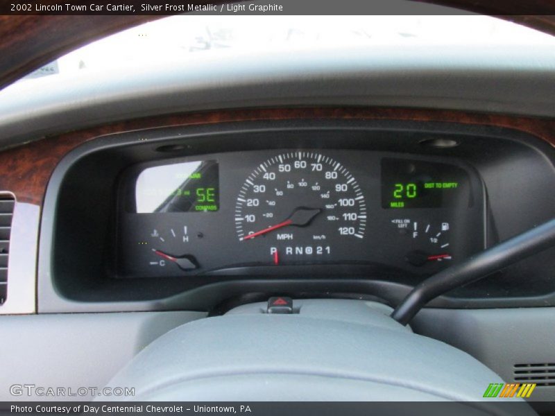 Silver Frost Metallic / Light Graphite 2002 Lincoln Town Car Cartier