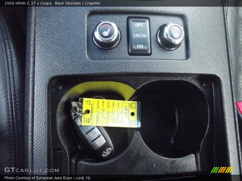 Black Obsidian / Graphite 2009 Infiniti G 37 x Coupe