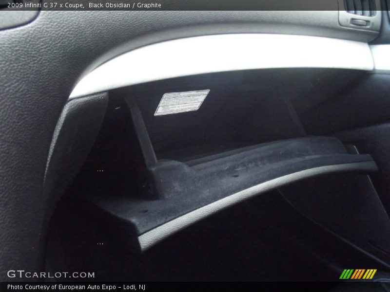Black Obsidian / Graphite 2009 Infiniti G 37 x Coupe