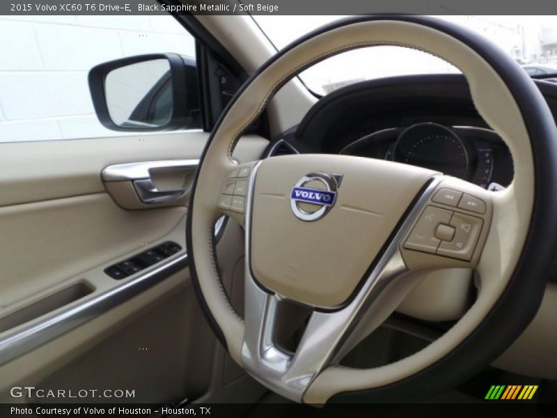Black Sapphire Metallic / Soft Beige 2015 Volvo XC60 T6 Drive-E