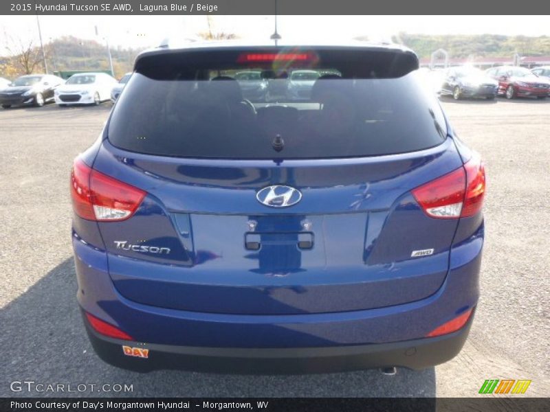 Laguna Blue / Beige 2015 Hyundai Tucson SE AWD