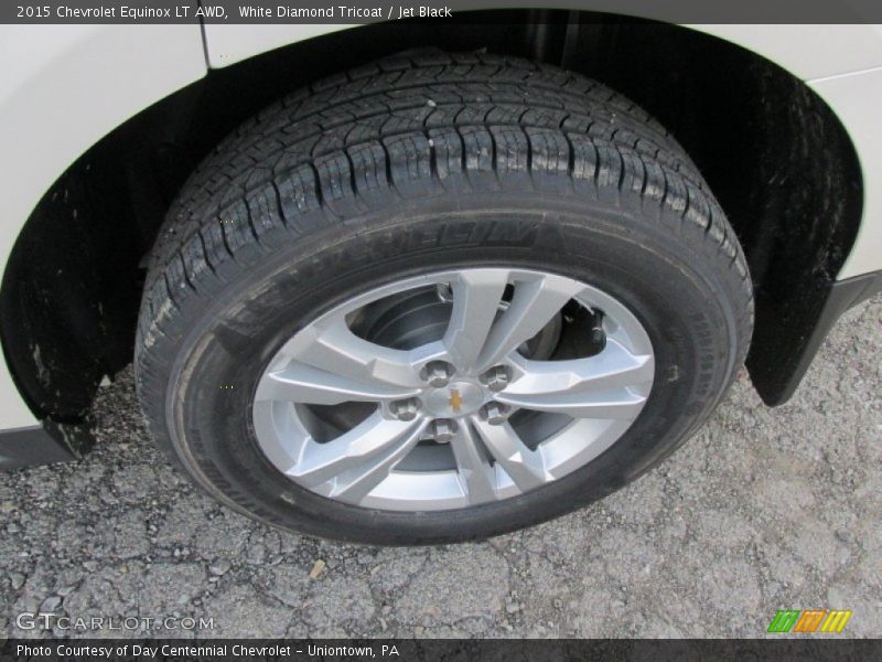 White Diamond Tricoat / Jet Black 2015 Chevrolet Equinox LT AWD