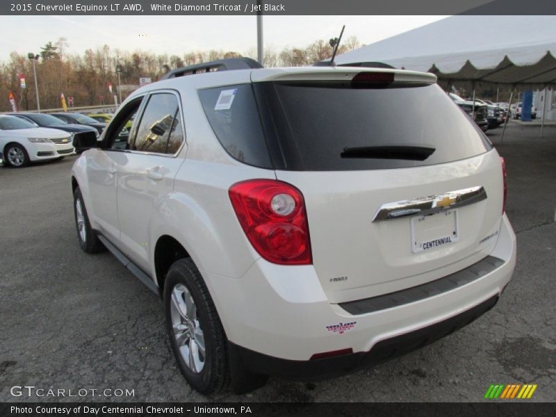 White Diamond Tricoat / Jet Black 2015 Chevrolet Equinox LT AWD