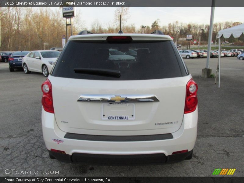White Diamond Tricoat / Jet Black 2015 Chevrolet Equinox LT AWD