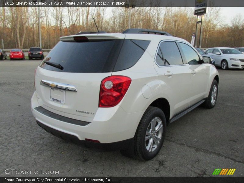 White Diamond Tricoat / Jet Black 2015 Chevrolet Equinox LT AWD
