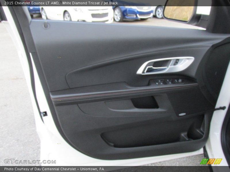White Diamond Tricoat / Jet Black 2015 Chevrolet Equinox LT AWD