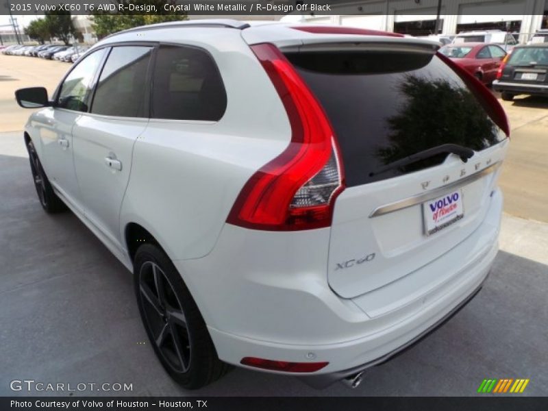 Crystal White Metallic / R-Design Off Black 2015 Volvo XC60 T6 AWD R-Design