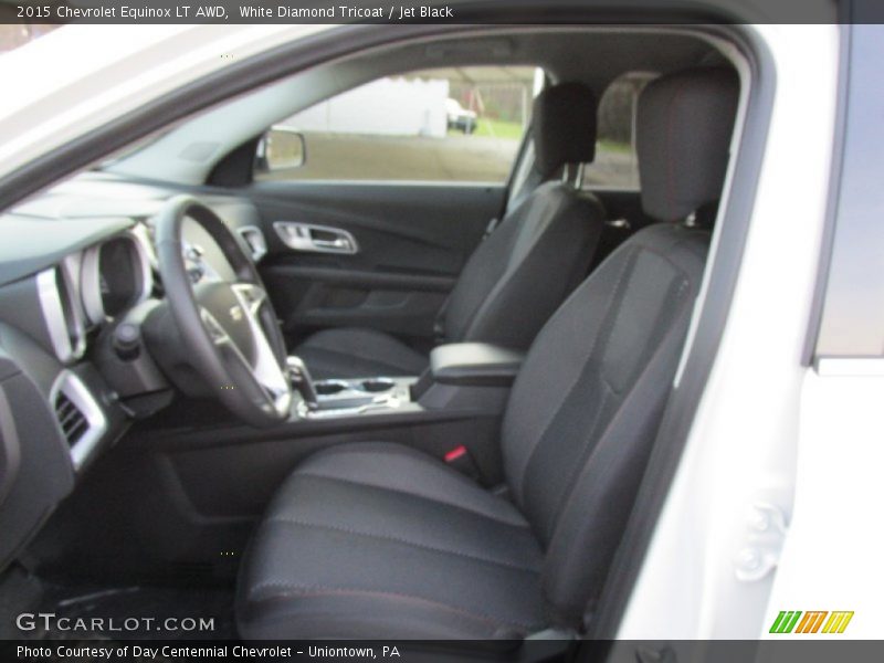 White Diamond Tricoat / Jet Black 2015 Chevrolet Equinox LT AWD
