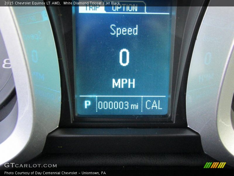 White Diamond Tricoat / Jet Black 2015 Chevrolet Equinox LT AWD