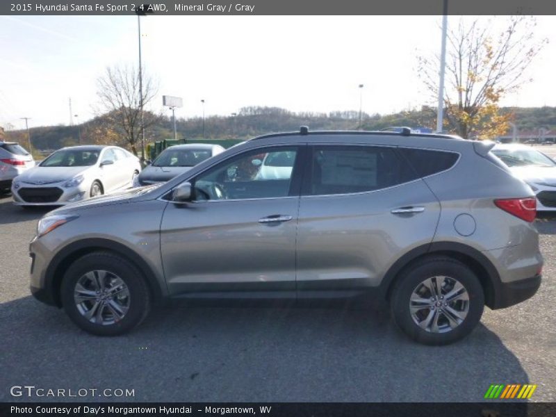 Mineral Gray / Gray 2015 Hyundai Santa Fe Sport 2.4 AWD