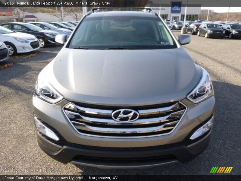 Mineral Gray / Gray 2015 Hyundai Santa Fe Sport 2.4 AWD