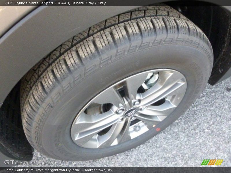 Mineral Gray / Gray 2015 Hyundai Santa Fe Sport 2.4 AWD