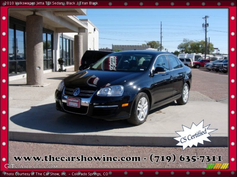 Black / Titan Black 2010 Volkswagen Jetta TDI Sedan
