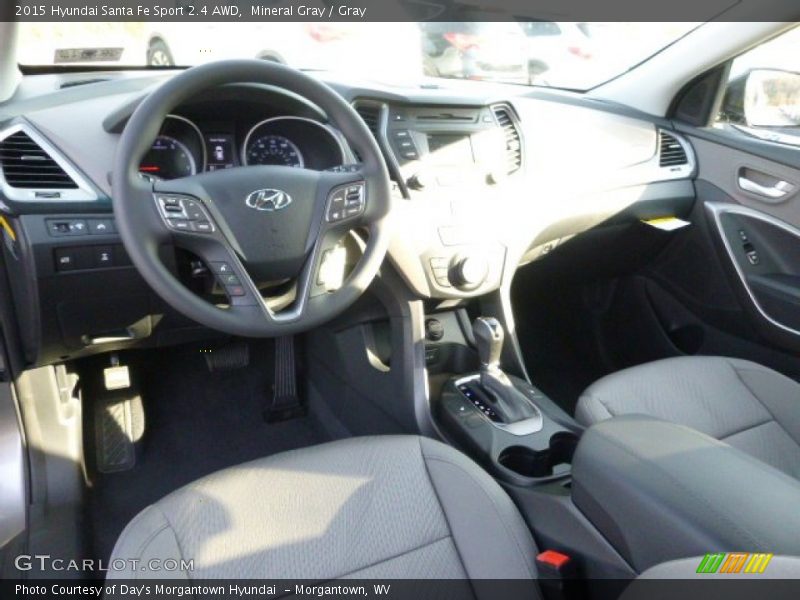 Mineral Gray / Gray 2015 Hyundai Santa Fe Sport 2.4 AWD