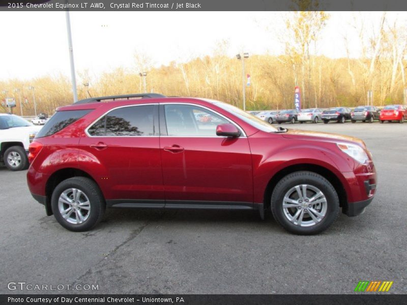 Crystal Red Tintcoat / Jet Black 2015 Chevrolet Equinox LT AWD