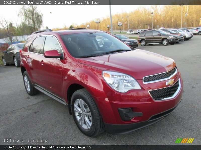 Crystal Red Tintcoat / Jet Black 2015 Chevrolet Equinox LT AWD