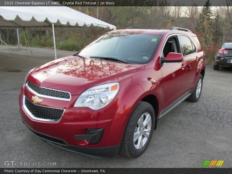 Crystal Red Tintcoat / Jet Black 2015 Chevrolet Equinox LT AWD