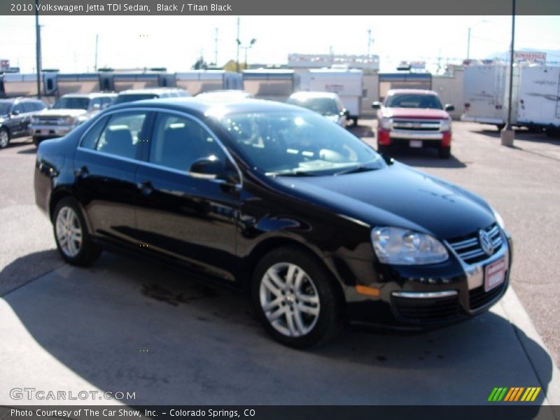 Black / Titan Black 2010 Volkswagen Jetta TDI Sedan