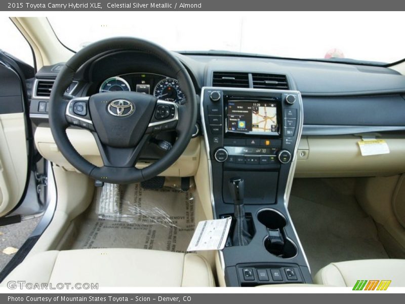 Dashboard of 2015 Camry Hybrid XLE