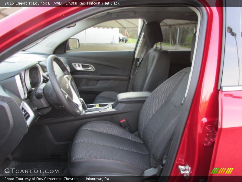 Crystal Red Tintcoat / Jet Black 2015 Chevrolet Equinox LT AWD