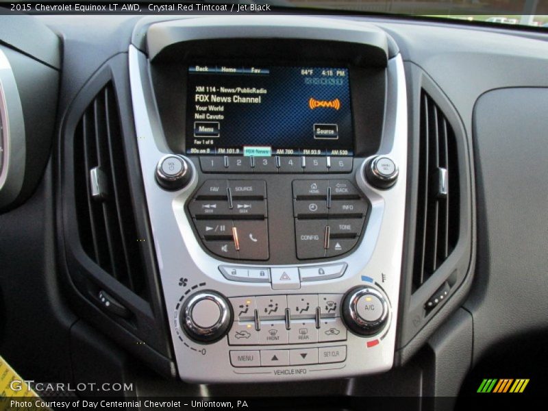 Crystal Red Tintcoat / Jet Black 2015 Chevrolet Equinox LT AWD