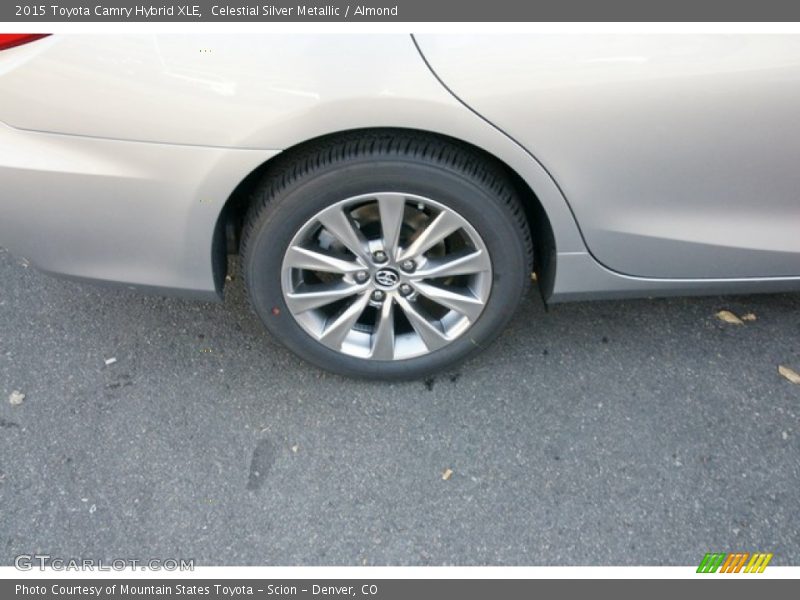 Celestial Silver Metallic / Almond 2015 Toyota Camry Hybrid XLE