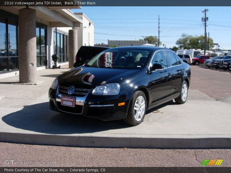 Black / Titan Black 2010 Volkswagen Jetta TDI Sedan