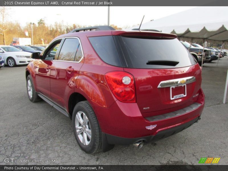 Crystal Red Tintcoat / Jet Black 2015 Chevrolet Equinox LT AWD