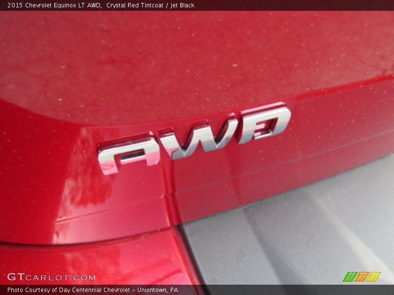 Crystal Red Tintcoat / Jet Black 2015 Chevrolet Equinox LT AWD
