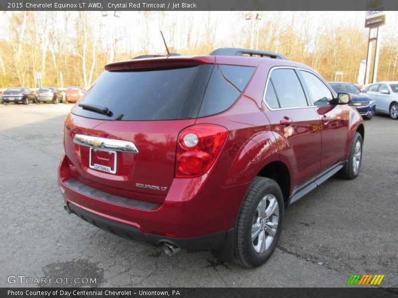 Crystal Red Tintcoat / Jet Black 2015 Chevrolet Equinox LT AWD