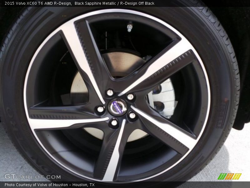 Black Sapphire Metallic / R-Design Off Black 2015 Volvo XC60 T6 AWD R-Design