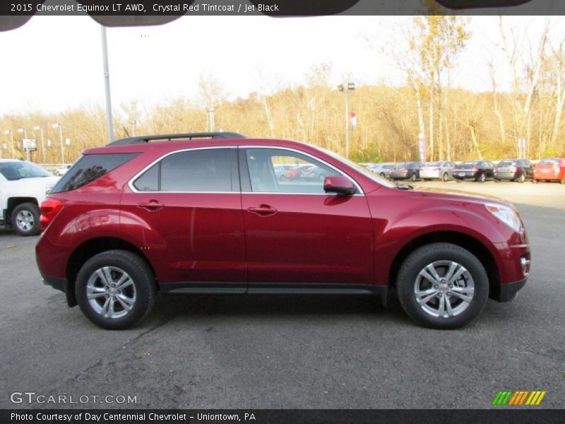 Crystal Red Tintcoat / Jet Black 2015 Chevrolet Equinox LT AWD