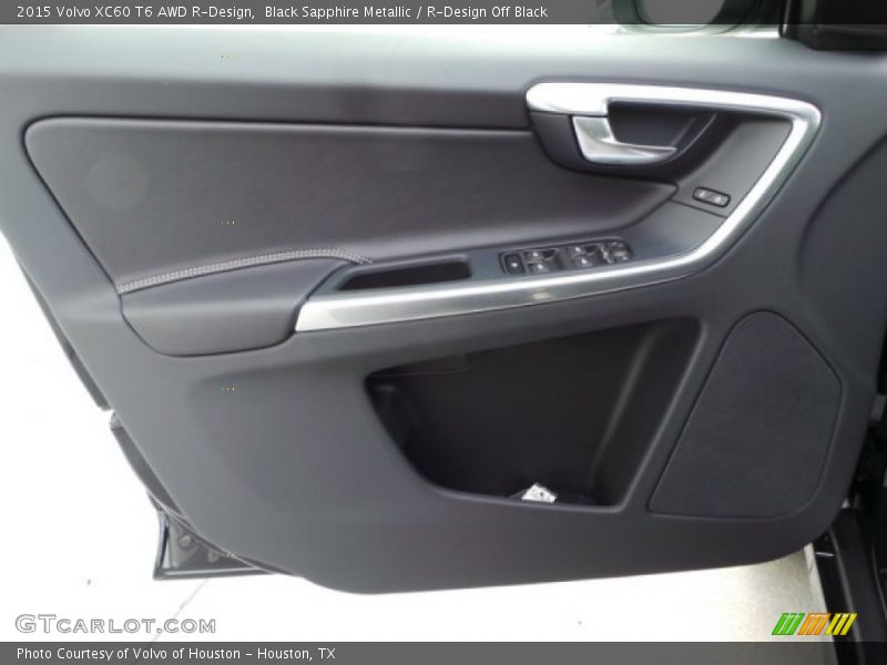 Black Sapphire Metallic / R-Design Off Black 2015 Volvo XC60 T6 AWD R-Design