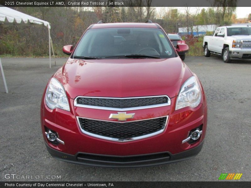 Crystal Red Tintcoat / Jet Black 2015 Chevrolet Equinox LT AWD