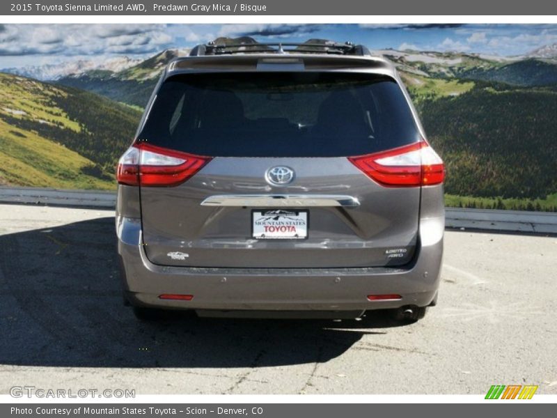 Predawn Gray Mica / Bisque 2015 Toyota Sienna Limited AWD