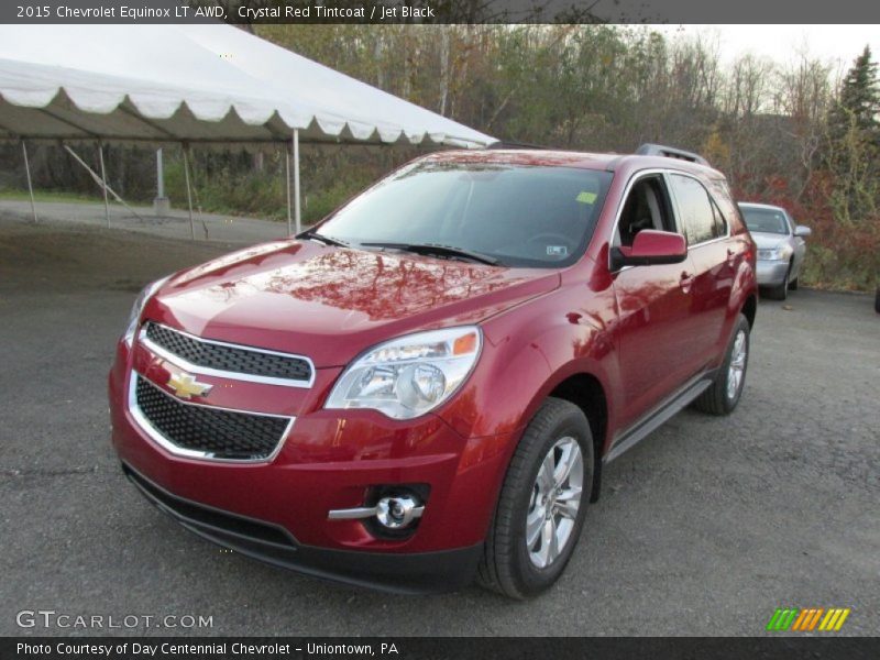 Crystal Red Tintcoat / Jet Black 2015 Chevrolet Equinox LT AWD