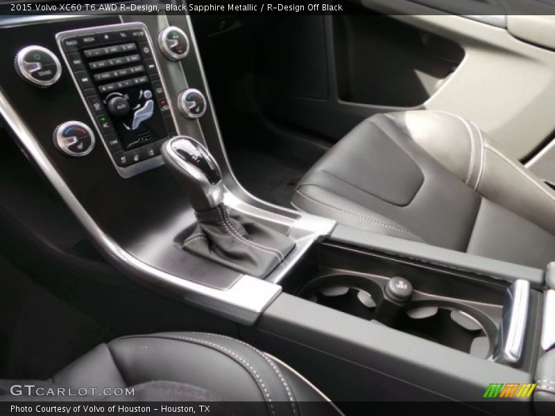 Black Sapphire Metallic / R-Design Off Black 2015 Volvo XC60 T6 AWD R-Design