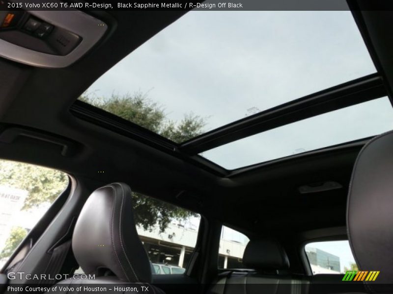 Black Sapphire Metallic / R-Design Off Black 2015 Volvo XC60 T6 AWD R-Design
