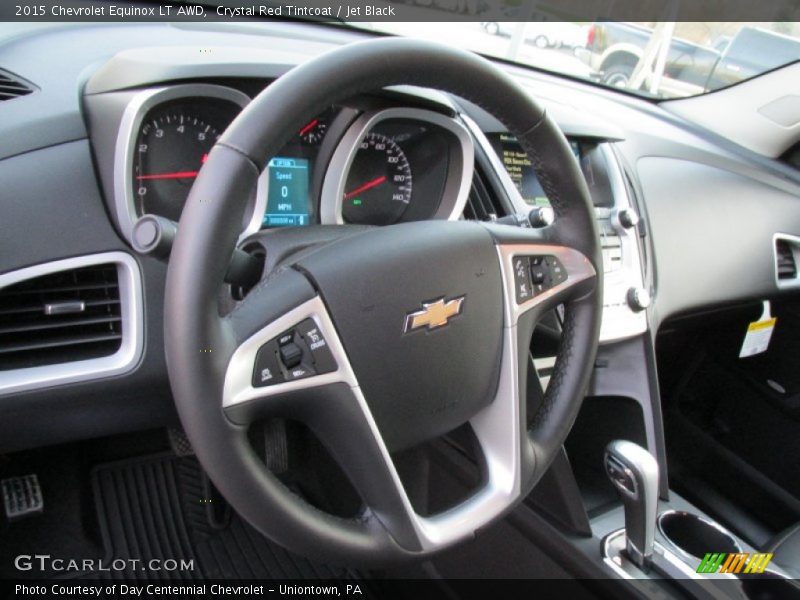 Crystal Red Tintcoat / Jet Black 2015 Chevrolet Equinox LT AWD