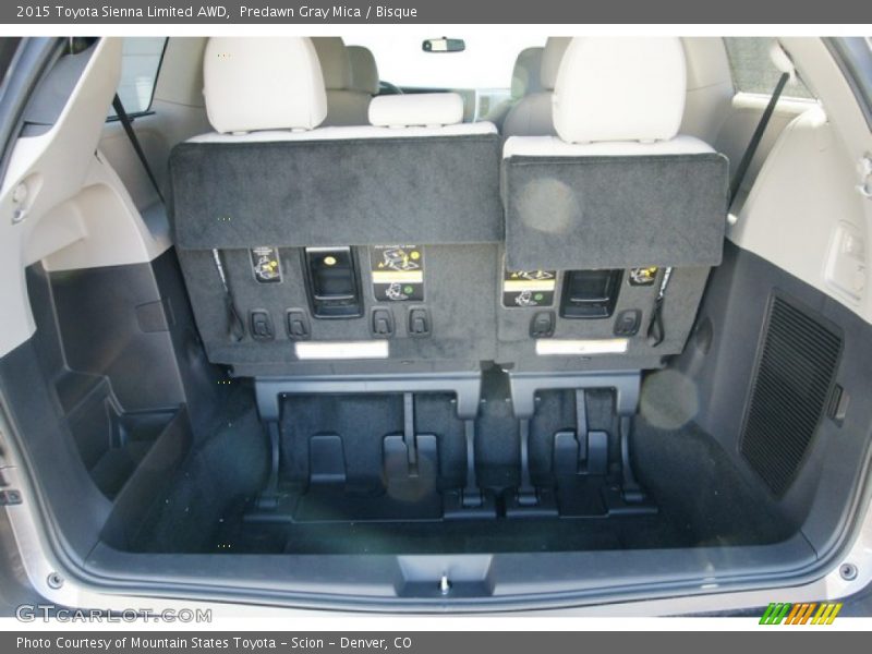 Predawn Gray Mica / Bisque 2015 Toyota Sienna Limited AWD