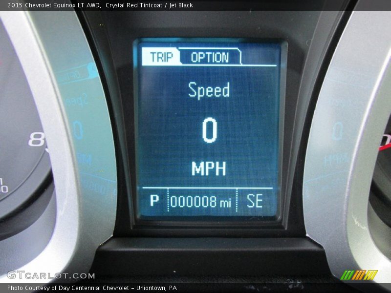 Crystal Red Tintcoat / Jet Black 2015 Chevrolet Equinox LT AWD