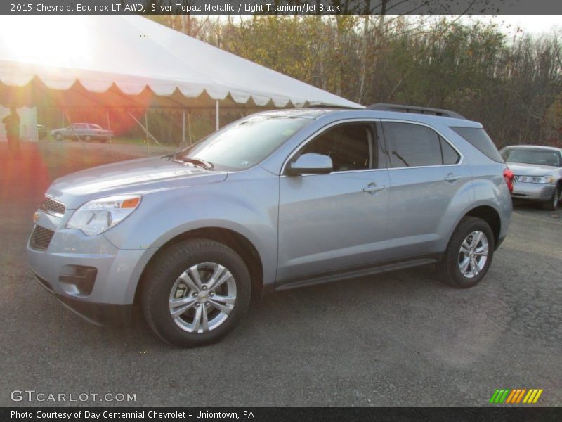 Silver Topaz Metallic / Light Titanium/Jet Black 2015 Chevrolet Equinox LT AWD
